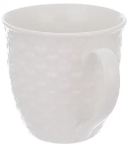 Orion Kubek ceramiczny HEART, 580 ml, biały