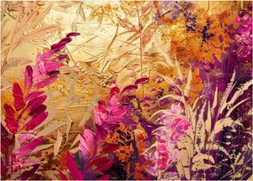 Obraz na szkle - Abstrakcyjny obraz kwiatów II. (70x50 cm)