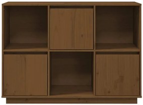 Drewniany regał na ubrania miodowy brąz A5-F00