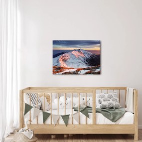 Obraz - Zimowa panorama górska II. (70x50 cm)