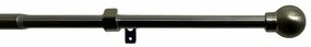 Zestaw zasłon rozciągalnych Kule 16/19 mm stalnierdzewna, 200 - 350 cm, bez kółek, 200 - 350 cm
