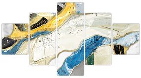 Obraz - Kolorowy marmur (125x70 cm)