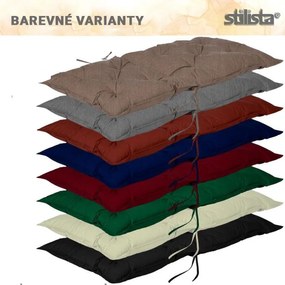 STILISTA Zestaw 2 poduszek do krzeseł niskich, niebieski