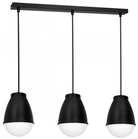 Lampa wisząca CARYON 3xE14/60W/230V czarna na linkach