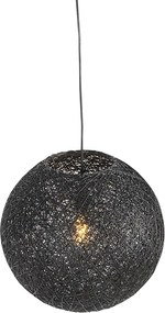 Lampa wisząca czarna 45 cm - Corda