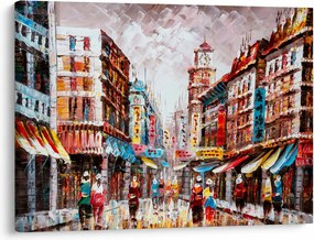 Obraz - Hong Kong, obraz olejny (70x50 cm)