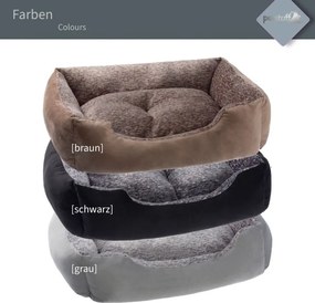 Petstuff Legowisko dla psa, rozmiar M, 65 x 48 x 19 cm, brąz