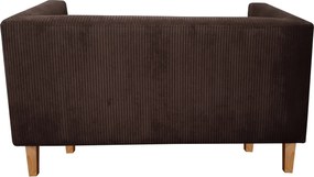 Sofa Monaco : Kolor nogi - Drewno, Kolor tkaniny - Kronos6/Poso6, Typ tkaniny - Kronos/Poso, Wysokość nogi - 15 cm