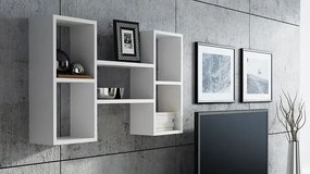 Biała Półka Wisząca S1-B00