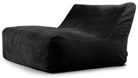 Czarny sztruksowy worek do siedzenia Sofa Lounge – SLOWDOWN