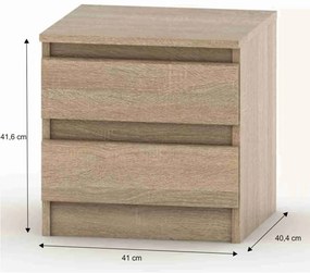 Szafka nocna HANY NEW 002, dąb sonoma