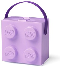 Fioletowy pojemnik z uchwytem LEGO®