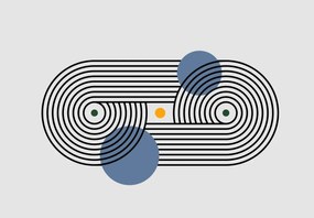 Fototapeta - Minimalistyczna abstrakcja III. (196x136 cm)