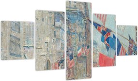 Obraz - Childe Hassam, Allies day, reprodukcje (125x70 cm)