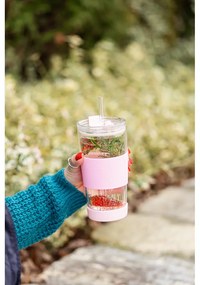 Różowy kubek termiczny 600 ml Fuori – Vialli Design