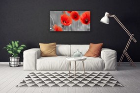 Obraz canvas Czerwone Maki w Polu