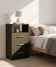 Wysoka komoda czarny mat H4-W26