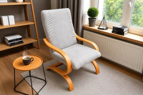 Tradycyjny fotel finka Iga z podłokietnikami