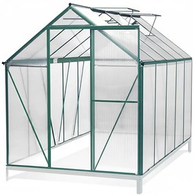 SZKLARNIA OGRODOWA Z POLIWĘGLANU 308x187x210 CM PREMIUM