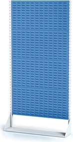 Alfa 3 Perforowany stojak z panelem na pojemniki, 4 piętra, podstawowe pole