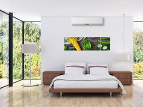 Obraz z warzywami (170x50 cm)