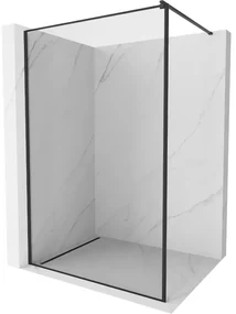 Mexen Kioto ścianka prysznicowa Walk-in 50 x 200 cm, czarny wzór 8 mm, czarna - 800-050-101-70-70