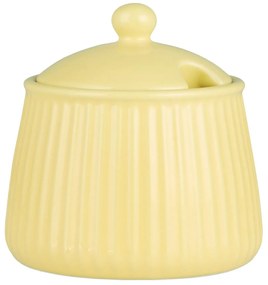 IB Laursen Ceramiczna cukiernica MYNTE LEMONADE żółta
