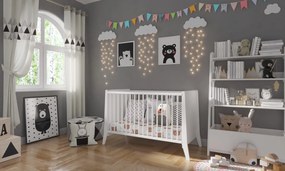 Łóżeczko Cosmo białe 120/60