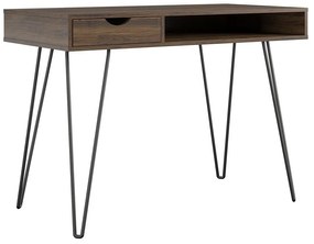 Biurko w dekorze orzecha 49x104 cm Concord – Novogratz