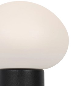 Zewnetrzna Zestaw 2 akumulatorowych lamp stołowych LED Grzyb czarny - LouiseDesignerski Oswietlenie zewnetrzne