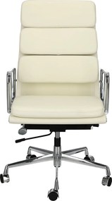 Fotel biurowy CH2191T skóra chrom