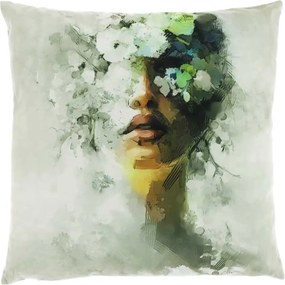 Poduszka dekoracyjna SIWA 45x45 cm, zielona