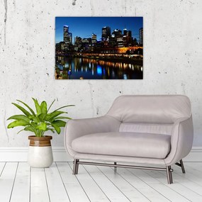 Obraz nocy w Melbourne (70x50 cm)