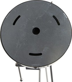 Stalowa lampa wisząca z abażurami z lnu w kolorze taupe 35 cm 2-światłowa - Blitz