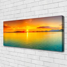 Obraz na płótnie Lśniąca Tafla Morza