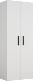 Masseno Garderoba MODULO 80/204/40 cm do Przedpokoju Nowoczesna Biała
