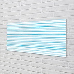 Panel Szklany Marynarskie Niebieskie Paski