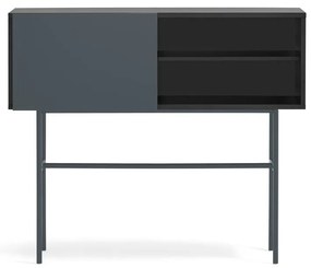 Czarno-antracytowa konsola 35x110 cm Nube – Teulat