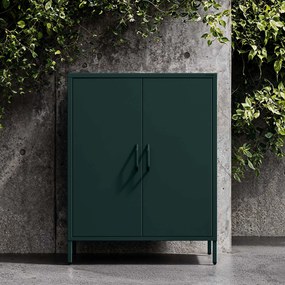 Szafka z półkami VITO, 800 x 1015 x 400 mm, Modern: butelkowa zieleń