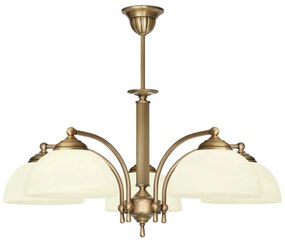 Żyrandol mosiężny do sypialni V-S5