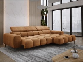 Narożnik PLAZA MINI Prawostronny w tkaninie EDEN 10 WERSAL