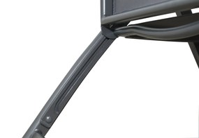 Doppler CONCEPT TEAK FSC® 4+1 - ogrodowy zestaw wypoczynkowy (aluminium/drewno tekowe)