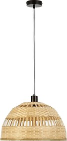 Zawieszenie kolumny Suyen z bambusa, średnica 39,5 cm.