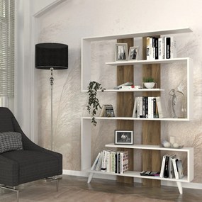 Biblioteczka Rain White Walnut