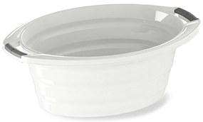 Umywalka plastikowa owalna, 72 x 50 x 25 cm, 35 l,biała
