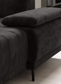 Narożnik FOCUS XL z elektryczną regulacją siedziska Prawostronny w tkaninie Promocyjnej SALVADOR 16 WERSAL