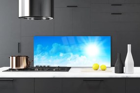 Panel Szklany Blask Słońca nad Horyzontem