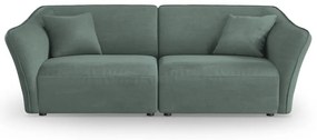 Turkusowa sofa z materiału bouclé 206 cm Tokyo – Cosmopolitan Design