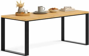 Nowoczesny prostokątny stół dębowy 170 x 70 L8-L00