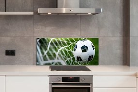Szkło do Kuchni na Ścianę Piłka w Świetle Bramki